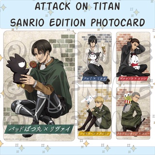 การ์ดรูปภาพอนิเมะ Attack ON TITAN SANRIO EDITION
