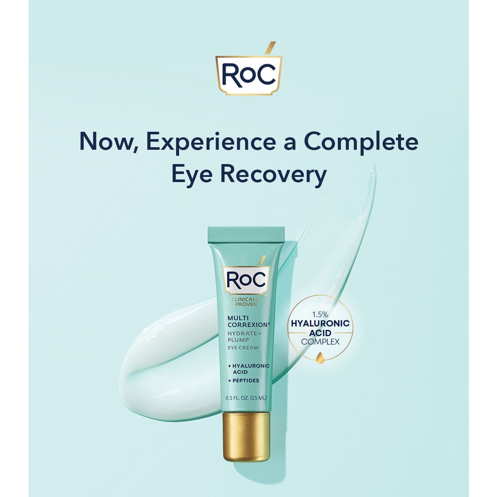 พร้อมส่ง RoC Multi Correxion Hydrate + Plump Hyaluronic Acid Eye Cream