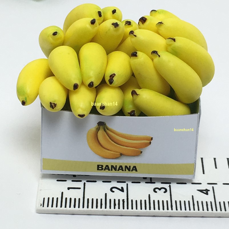 ของจิ๋ว-กล้วยจิ๋ว-ในกล่อง-miniature-banana-in-box-ของเล่น-ของสะสม-ของตกแต่ง-บ้านตุ๊กตา-ของสะสม-ของที่ระลึก-ดินปั้นกล้วย