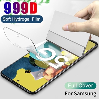 Full Screen Hydrogel Film Samsung Galaxy Note 20 S20 S21 Ultra S20 FE S10 S8 S9 S21 Plus Note 8 9 10 Plus Lite Screen Protector