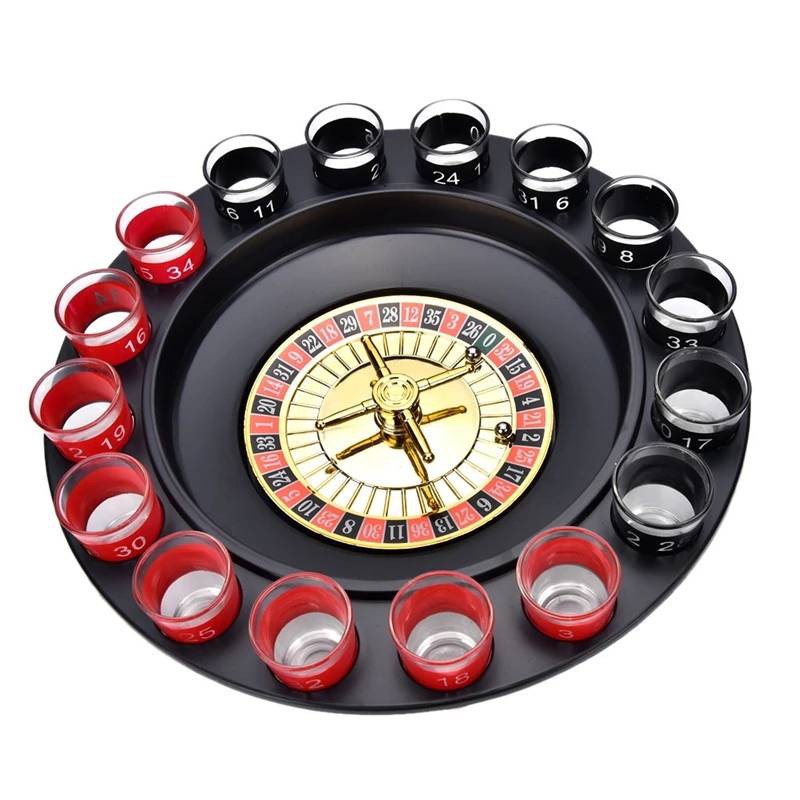 drinking-roulette-set-เกมส์รูเล็ตดริ้งค์-เกมส์ในวงปาร์ตี้-งานสังสรรค์-แก้ว-16-ใบ-เล่นได้-8-คน