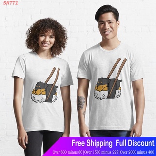 ผ้าฝ้ายแท้เสื้อยืดกีฬา Funny Sushi Rottweiler Essential T-Shirt Short sleeve T-shirtsS-4XLสามารถปรับแต่งได้