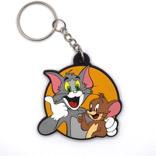 พวงกุญแจยาง Tom and Jerry ทอม แอนด์ เจอรี่ ตรงปก พร้อมส่ง