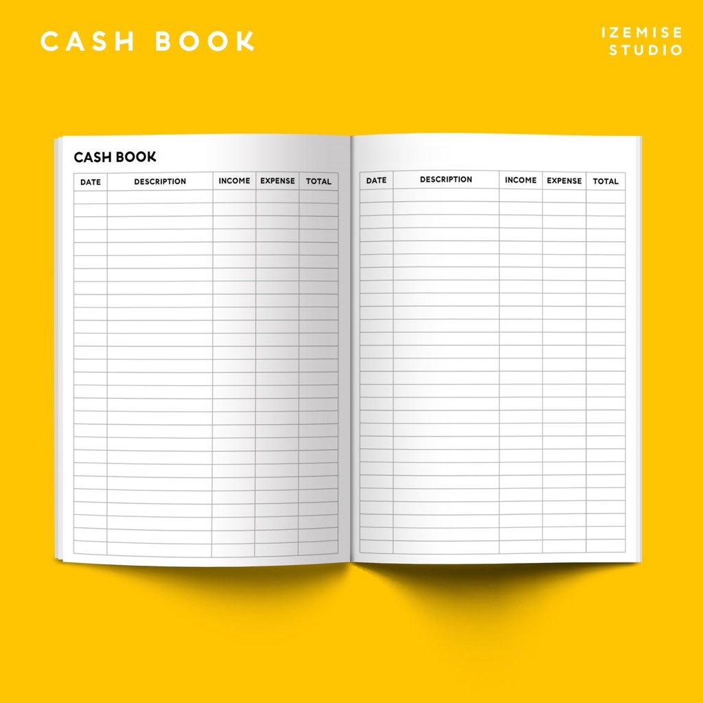 สมุดบันทึกรายรับรายจ่าย ( ภาษาอังกฤษ ) Cash Book Eng | Shopee Thailand