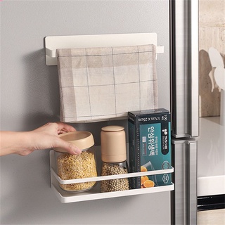 Magnetic Kitchen Storage Rack ตู้เย็นที่เก็บของออแกไนเซอร์ครัวเครื่องเทศออแกไนเซอร์ Cyn