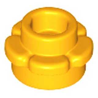 Lego part (ชิ้นส่วนเลโก้) No.24866 Plate, Round 1 x 1 with Flower Edge (5 Petals)