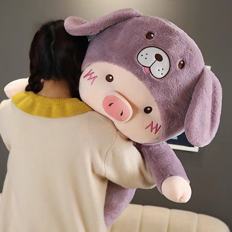 พร้อมส่งจากไทย-ตุ๊กตาหมู-หมอนตุ๊กตาหมู-ตุ๊กตาแมวคอปเลย์หมูน่ารักของเล่นสําหรับเด็ก