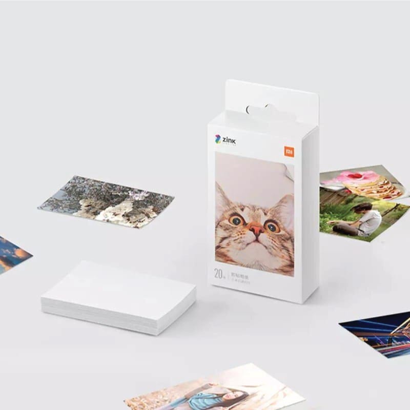 mi-photo-printer-paper-3x2-20แผ่น-กระดาษโฟโต้-กระดาษปริ้นรูป-สำหรับ-mi-portable-photo-printer