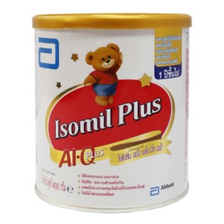 สินค้า Isomil Plus AI Q Plus[07580] นมผงสำหรับเด็ก 1 ปีขึ้นไป 400 g.(1กระป๋อง)