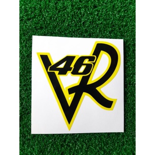 สติ๊กเกอร์ VR46 งานตัดประกอบ สีสันสดใส