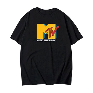 เสื้อยืด พิมพ์ลาย Mtv MUSIC TELEVISIONสามารถปรับแต่งได้