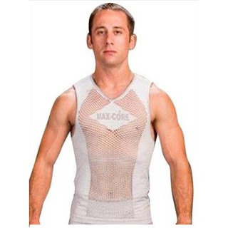 Max-Core Outer Sport T-shirt เสื้อกล้ามออกกำลังกาย (บุรุษ) White