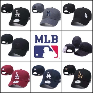 [Shop Malaysia] MLB NY &amp; LA หมวกเบสบอล แฟชั่นเกาหลี ปรับได้ สําหรับผู้ชาย ผู้หญิง XPTB