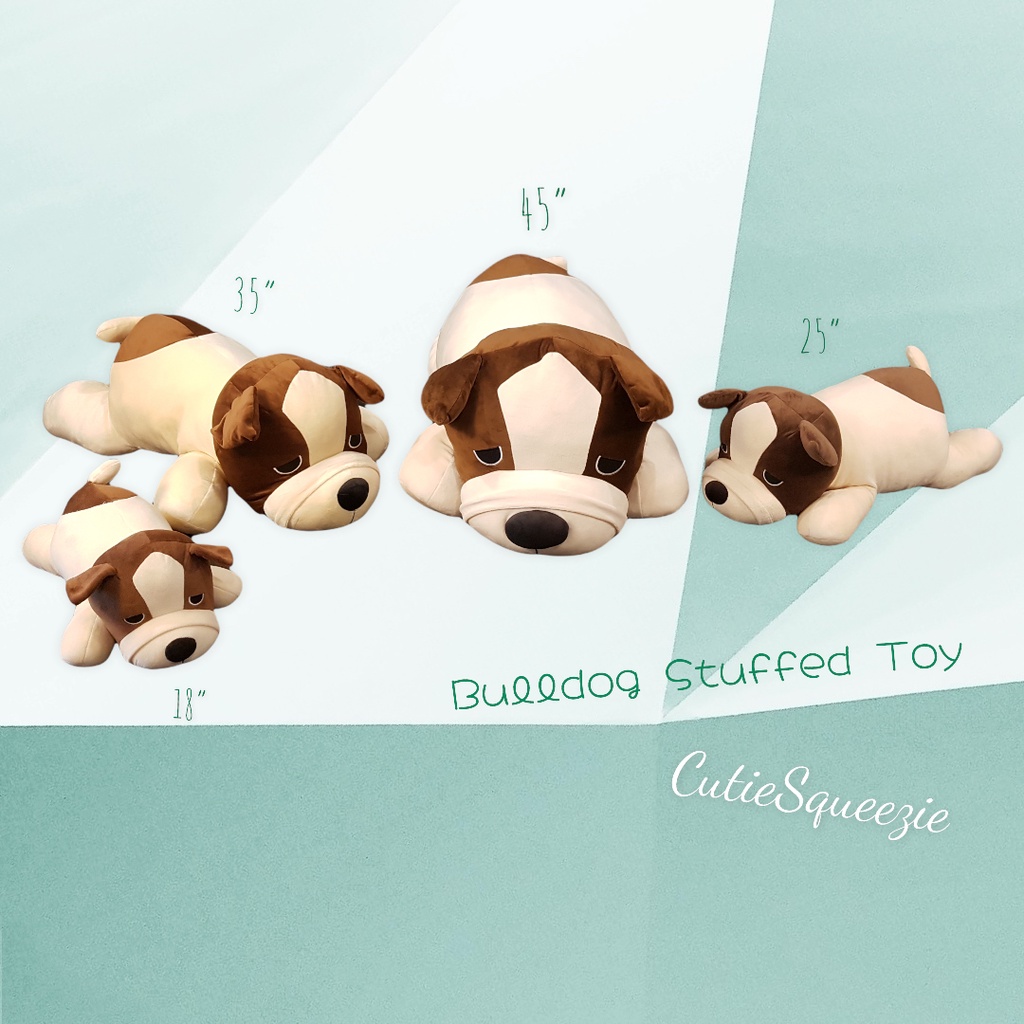 ตุ๊กตาหมาบูลด็อก-ท่าหมอบ-bulldog-laying-down-stuffed-animal