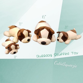 ภาพหน้าปกสินค้าตุ๊กตาหมาบูลด็อกท่าหมอบStuffed Bulldog (Laying Down) ซึ่งคุณอาจชอบสินค้านี้