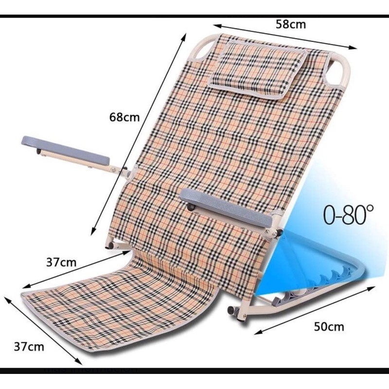 พนักพิงพนักพิงบนเตียงใช้สำหรับพนักพิงของผู้ป่วยติดเตียงผู้สูงอายุและผู้ป่วย-พนักพิงสำหรับหอพักออกไปเล่น