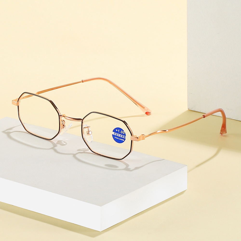 แว่นตาอ่านหนังสือป้องกันแสงสีฟ้าคุณภาพสูง-ผู้ชาย-วัสดุโลหะของผู้ชาย-แว่นอ่านหนังสือความละเอียดสูง