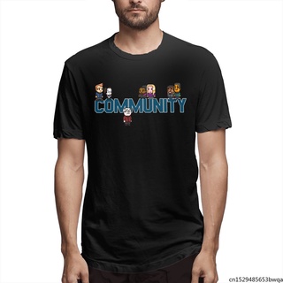 เสื้อยืดแขนสั้น พิมพ์ลาย Community TV Show สไตล์ฮิปฮอป แฟชั่นฤดูร้อน สําหรับผู้ชาย และผู้หญิง 2021สามารถปรับแต่งได้