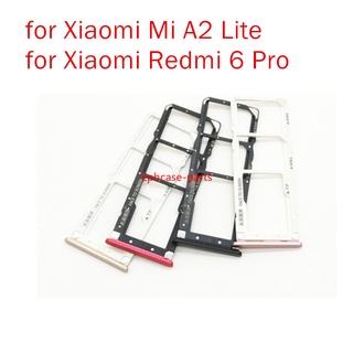 Epcph- อะแดปเตอร์ถาดใส่ซิมการ์ด SD สําหรับ Xiaomi Redmi 6 Pro Mi A2 Lite