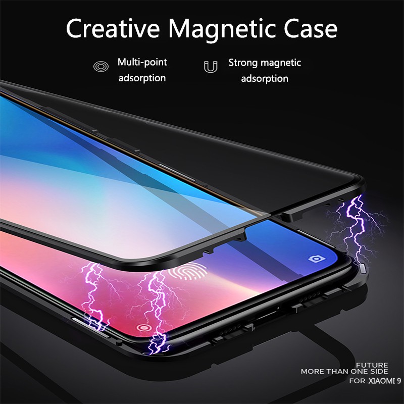 เคสโทรศัพท์แม่เหล็กสองด้านสําหรับ-xiaomi-a-3-mi-8-pro-mix-2s-mi-9-t-pro-mi-9-10-note-10-redmi-note-9s-redmi-note-7-note-8-pro
