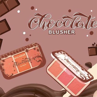 ภาพหน้าปกสินค้าMila color chocolate blusher No.5040 มิลา คัลเลอร์ บลัชออน 3 ช่อง ปัดแก้ม โทนสีช็อคโกแลต กลิตเตอร์เบาๆ แก้มแดงธรรมชาติ ที่เกี่ยวข้อง