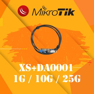 ภาพหน้าปกสินค้าMikrotik XS+DA0001 Direct cable 1M. SFP 1G / 10G / 25G   🔸 สินค้ารับประกัน   🔸 ออกใบกำกับภาษีได้ ที่เกี่ยวข้อง