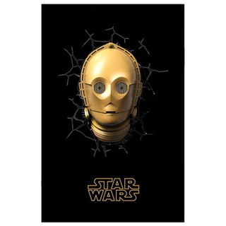โคมไฟสตาร์ วอร์ส Star Wars 3D Light FX C-3PO Face Wall Light