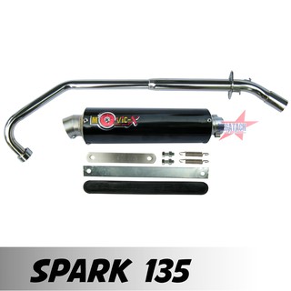 ภาพหน้าปกสินค้าท่อสูตร รุ่น SPARK 135 ปลายกลม ตรงรุ่น ท่อโมวิค MOVIC-X ทรง ENDURANCE มี มอก. คอท่อชุบโครเมี่ยมอย่างดี + อุปกรณ์ครบชุด ที่เกี่ยวข้อง