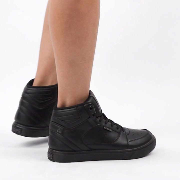 import-37-44-hoops-high-all-black-รองเท้ากีฬา-รองเท้าผ้าใบ