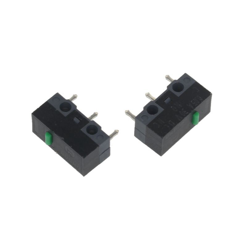 5Pcs Original HUANO Mouse Micro Switch Micro Button Green Point Silver ...