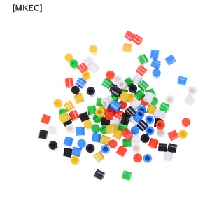 [MKEC] 100pcs/lot Plastic Cap Hat for 6*6mm Tactile Push Button Switch Lid Cover Hot Sell