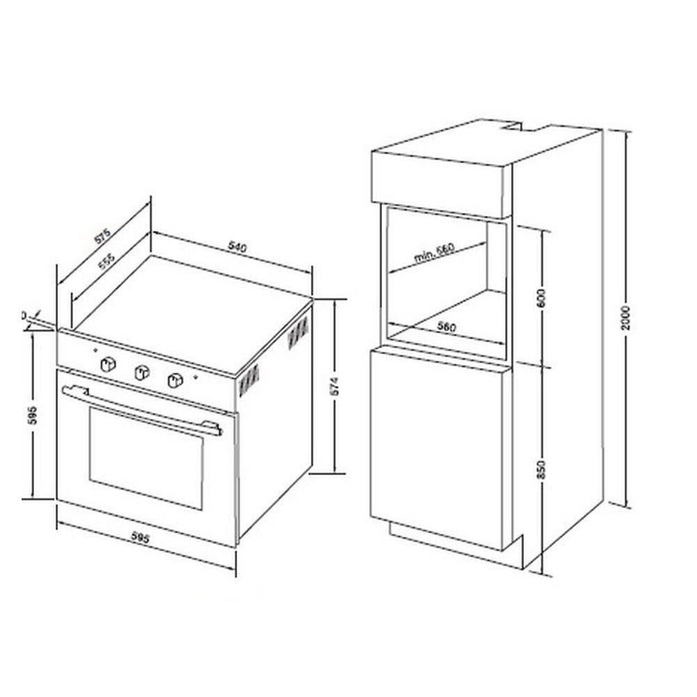 เตาอบและอุปกรณ์-เตาอบฝัง-m-hafele-knob65l-eco-495-06-439-60-ซม-เครื่องใช้ไฟฟ้าในครัว-ห้องครัวและอุปกรณ์-built-in-oven-m