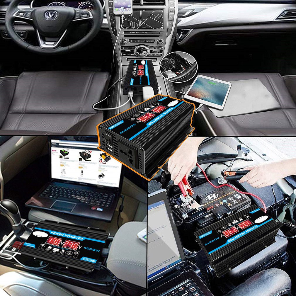 4000w-อินเวอร์เตอร์-อินเวอร์เตอร์เพียวซายเวฟ-dual-usb-อินเวอร์เตอร์แปลงไฟ-dc-12v-to-ac-220v-car-inverte-ตัวแปลงไฟบ้าน
