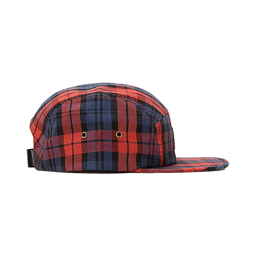 obey-หมวกรุ่น-tartan-5-panel-สี-red