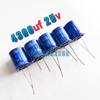 Capacitor Electrolyte คาปาซิเตอร์ 4300UF 25V ตัวเก็บประจุ อิเล็กโทรไลต