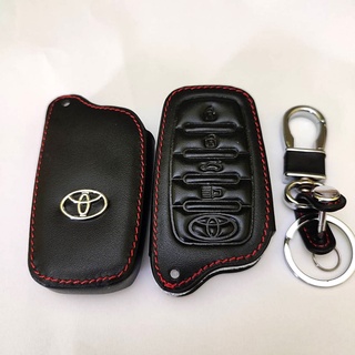 ภาพหน้าปกสินค้าซองหนังใส่รีโมทกุญแจ Toyota Fortuner / Camry  รุ่น Smart Key เคสรีโมท เคสกุญแจ ที่เกี่ยวข้อง
