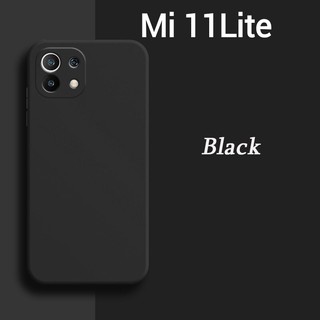 Mi11Lite(พร้​อมส่งในไทย)เคสTPU​นิ่ม​สีดำทึบคลุมกล้องXiaomi Mi11 Lite