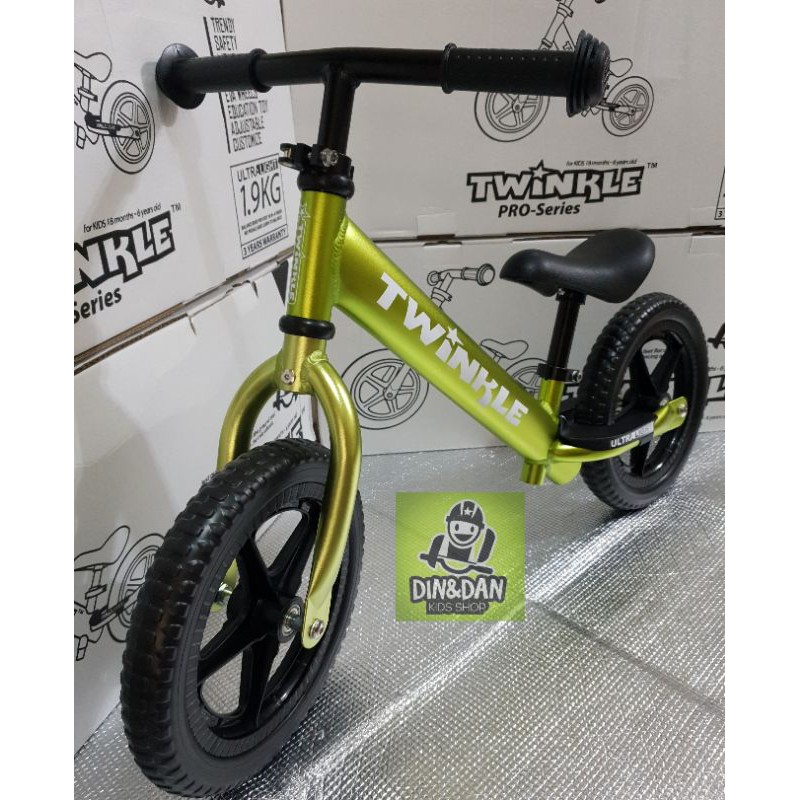 twinkle-bikeรุ่น-pro-series-สีเขียว-จักรยานขาไถ-จักรยานทรงตัว-รถขาไถ-balance-bike