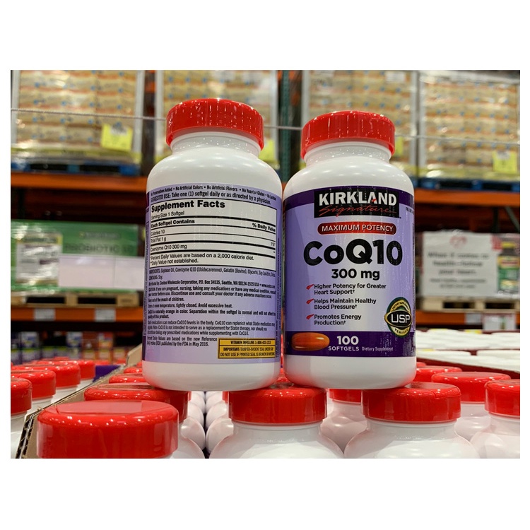 ภาพสินค้า(Exp.05/2024)Kirkland coq10 300 mg 100 softgels บำรุงหัวใจต่อต้านอนุมูลอิสระซ่อมแซมกล้ามเนื้อ ช่วยชะลอวัย จากร้าน jojo.storee บน Shopee ภาพที่ 6