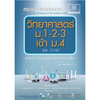 c111 9786162018824 สรุปเข้ม+แนวข้อสอบ วิทยาศาสตร์ ม.1-2-3 เข้า ม.4