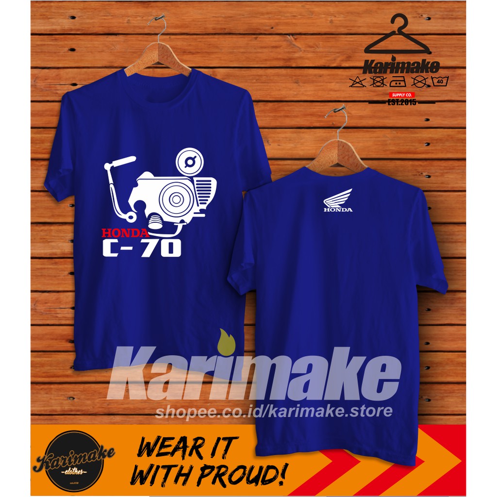 เสื้อยืด-ลาย-karimake-honda-c70-สําหรับรถจักรยานยนต์s-5xl