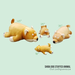 ภาพหน้าปกสินค้าตุ๊กตาหมาชิบะ แบบนอนหลับตา Shiba Stuffed Dog ที่เกี่ยวข้อง