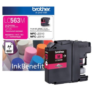 ตลับหมึกอิ้งค์เจ็ท [Brother] LC-563M สีชมพู