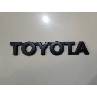 โลโก้ LOGO TOYOTA สีดำ แปะท้ายสำหรับ toyota vigo และ revo ได้ทุกรุ่น*ราคาถูกสินค้าดีมีคุณภาพ*