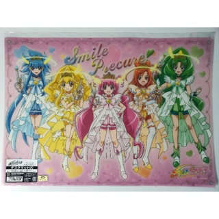 แผ่นรองอนิเมะ A3  CLEAR DESK MAT SMILE  PRECIRE◕(29.7×42)