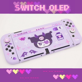 ภาพขนาดย่อสินค้าเคสป้องกันรอย ลายคุโรมิน่ารัก สําหรับ Nintendo Switch Oled