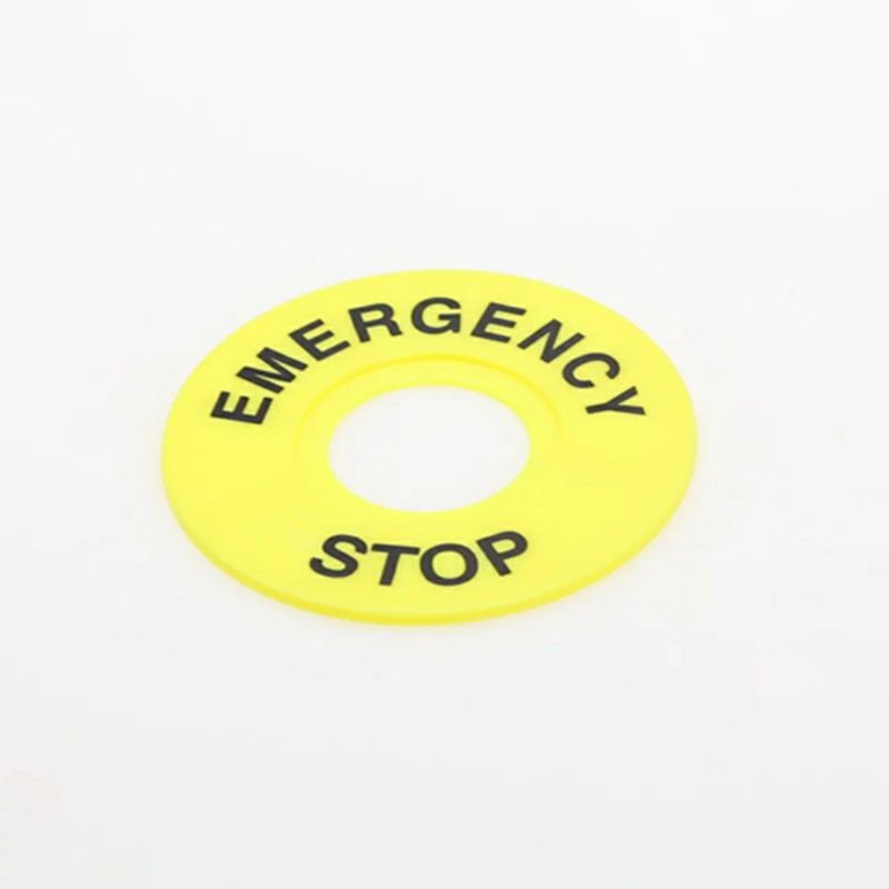 เนมเพลท-ป้ายติดหน้าตู้คอนโทรล-ป้ายเนมเพลท-nameplate-emergency-stop