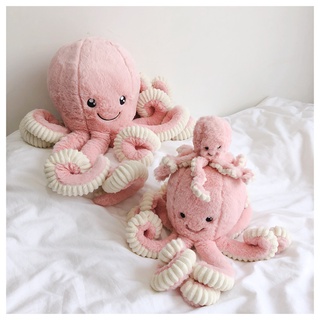 🐙🐙18-80CM าปลาหมึก ตุ๊กตาปลาหมึก หมอนปลาหมึก octopus ราคาถูก 🧺พร้อมส่ง มีเก็บปลายทาง🚚ตุ๊กตาสัตว์น่ารักDoll