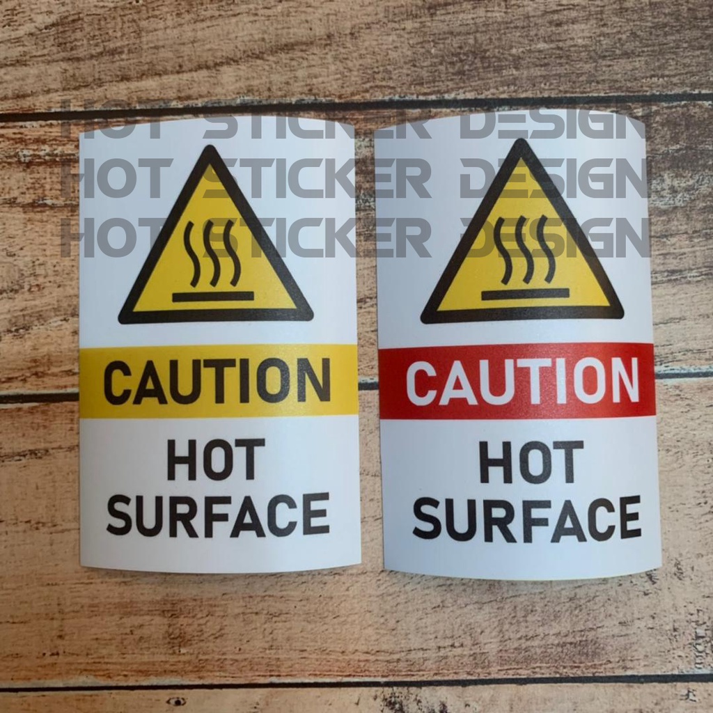 Caution_hot Surface_sticker_sign สติ๊กเกอร์ | Shopee Thailand