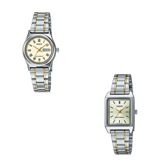 สินค้า Casio Standard นาฬิกาข้อมือผู้หญิง สายสองกษัตริย์ รุ่น LTP-V006SG,LTP-V007SG,LTP-V006SG-9B,LTP-V007SG-9E